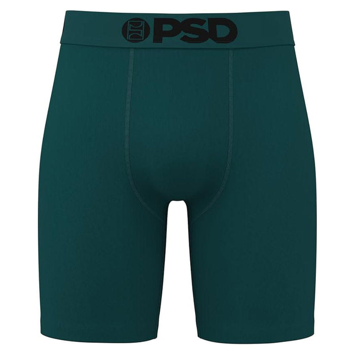 PSD Men's Aqua Fade Cotton Solid Boxer Briefs Large Underwear - 425180066-AQU-L