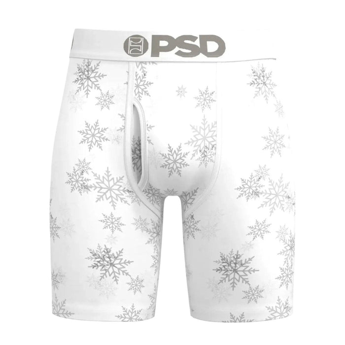 PSD Men's Multicolor Snowflake Modal Boxer Briefs Large Underwear - 424180074-MUL-L