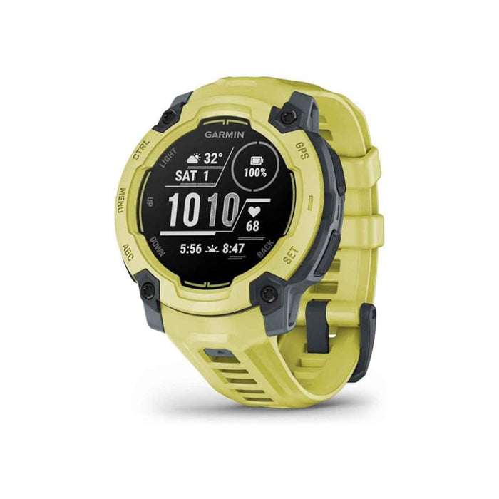 Garmin Instinct® E 45 MM Unisex Electric Lime 24/7 Health Monitoring Wrist-Based Heart Rate Up To 16 Days Of Battery Life Rugged Outdoor GPS Smartwatch - 010-02933-01