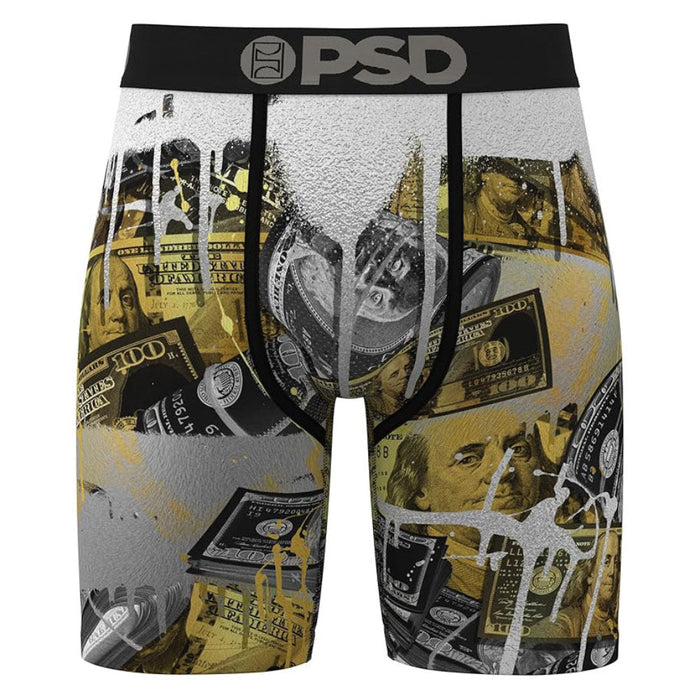 PSD Men's Multicolor Money Metal Boxer Briefs Extra Large Underwear - 325180033-MUL-XL
