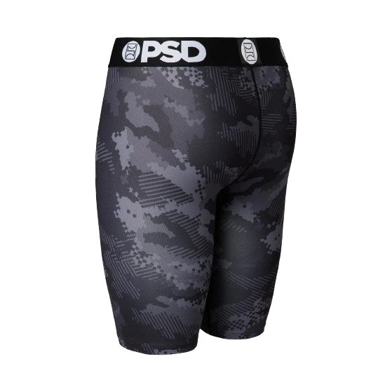 PSD Men's Multicolor Night Camo Pro Tight 9" Boxer Shorts Underwear - 124180094-MUL