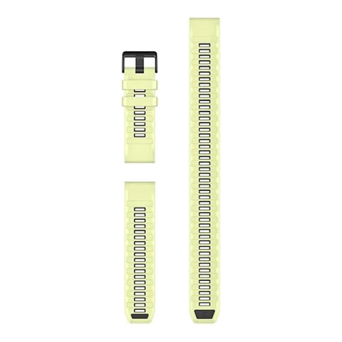 Garmin Unisex Yellow Citron Silicone 26 MM QuickFit 3-piece Dive Set Watch Band - 010-14411-02