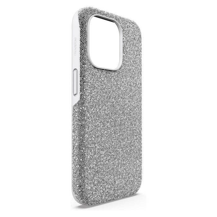 Swarovski Part of the High Collection Unisex Silver-Tone Crystals High Smartphone Apple iPhone 15 Pro Case - 5680864