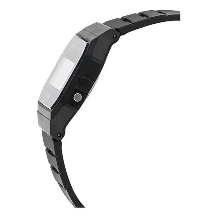 Casio Men's Black Dial Black Plastic Band Digital Quartz Watch - F-91W-3HDG