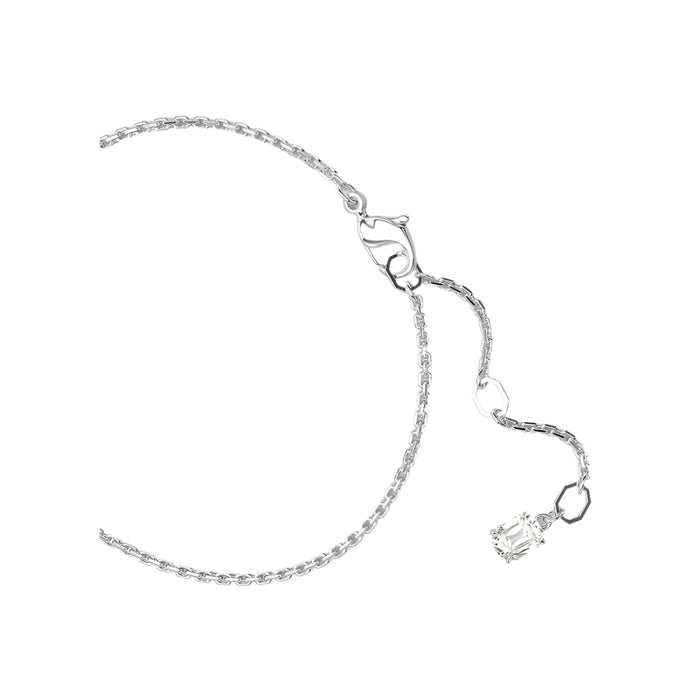 Swarovski Women's Blue And Clear Mixed-Cut Stones In A Rhodium Finished Setting Mesmera Bracelet - 5668359