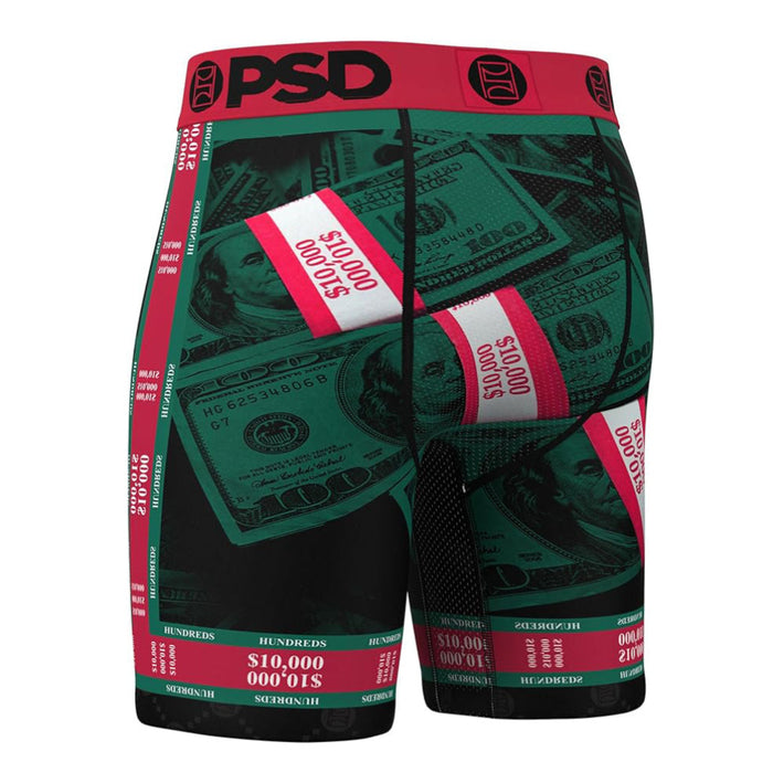 PSD Men's Multicolor Luxe Money Sport Boxer Briefs Small Underwear - 324180040-MUL-S