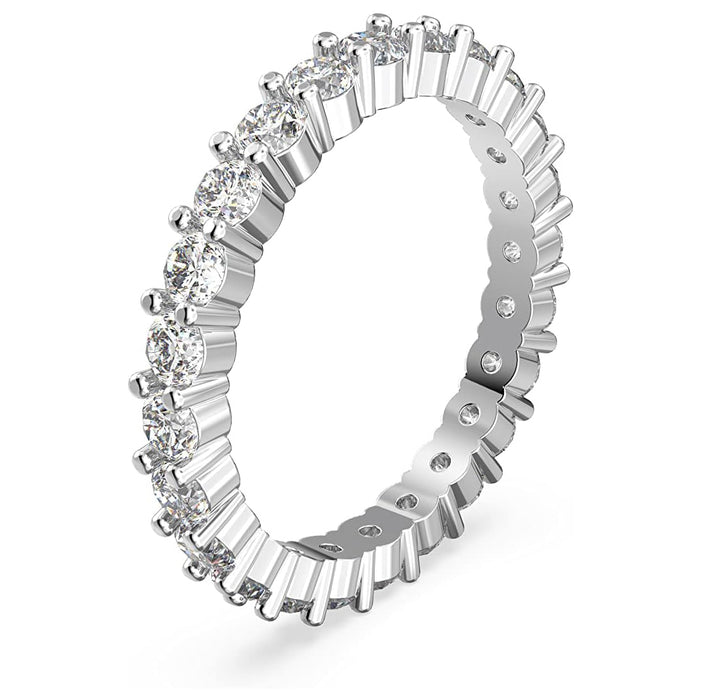 Swarovski Women's Clear Crystals Constella Collection Rhodium Tone Finish Ring - 5649216
