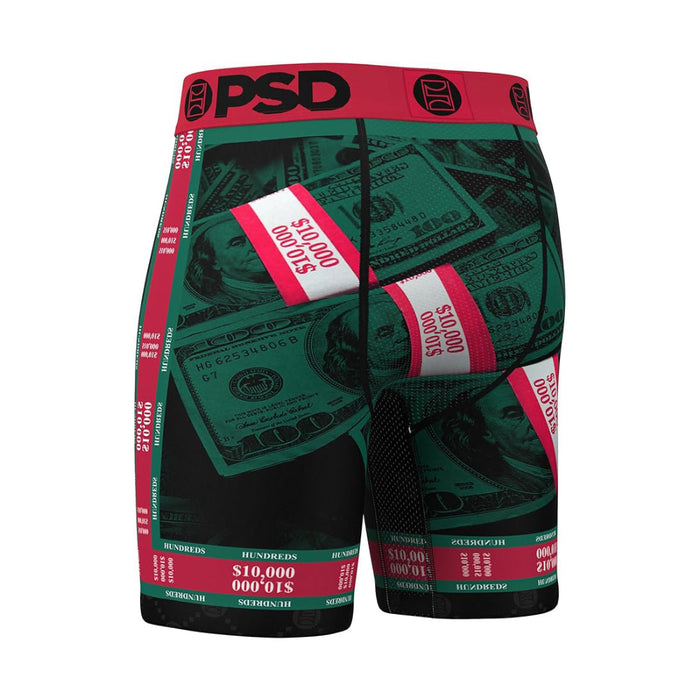 PSD Men's Multicolor Luxe Money Sport Boxer Briefs Large Underwear - 324180040-MUL-L