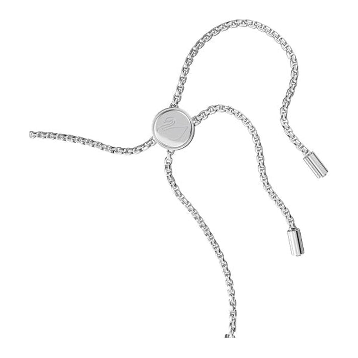 Swarovski Women's Clear Crystals Rhodium Finish Round Cut Matrix Bracelet - 5677813