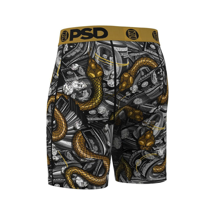 PSD Men's Multicolor Mamba Money 7 Inch Inseam Moisture-Wicking 4-Way Stretch Boxer Briefs Medium Underwear - 424180047-MUL-M