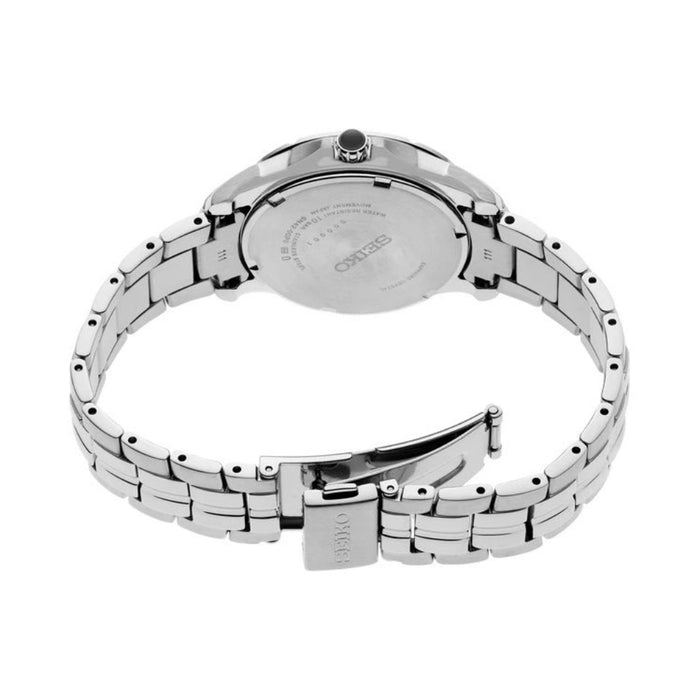 Seiko Coutura Collection Women's Pink Dial Silver Stainless Steel Strap Quartz Watch - SUR585