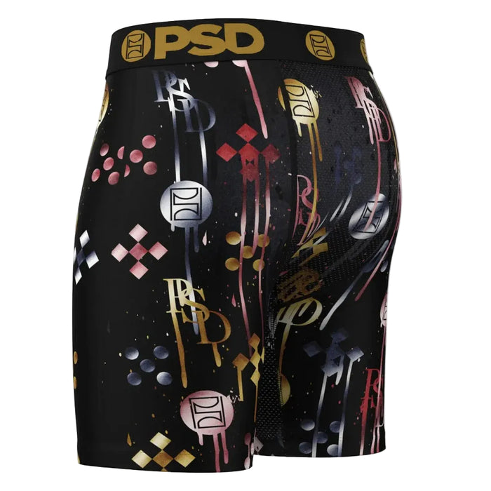 PSD Men's Multicolor Dark Metal Luxe Boxer Briefs Small Underwear - 424180052-MUL-S
