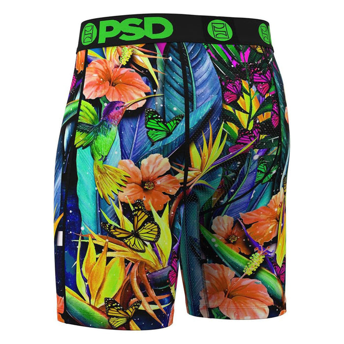 PSD Men's Multicolor Cosmic Jungle Boxer Briefs Small Underwear - 425180041-MUL-S