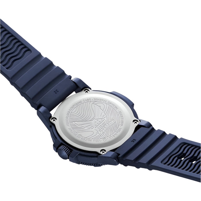 Luminox Men's Blue Dial Blue Rubber Band Swiss Quartz Watch - XS.0323.VOL-A