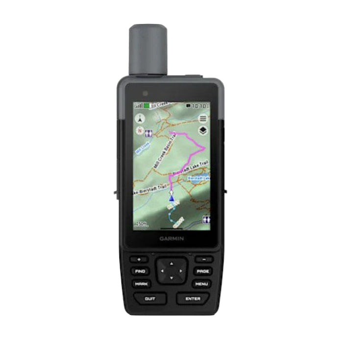 Garmin® GPSMAP® H1 Unisex Black Durable IP67 Water Rating Long Battery Life Built-in Flashlight Preloaded Maps Premium GPS Handheld Navigator with Color Touchscreen And Buttons - 010-02920-00