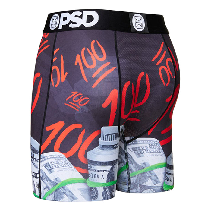 PSD Men's Black Warface Keep It 100 Boxer Briefs Extra Large Underwear - 421180030-BLK-XL