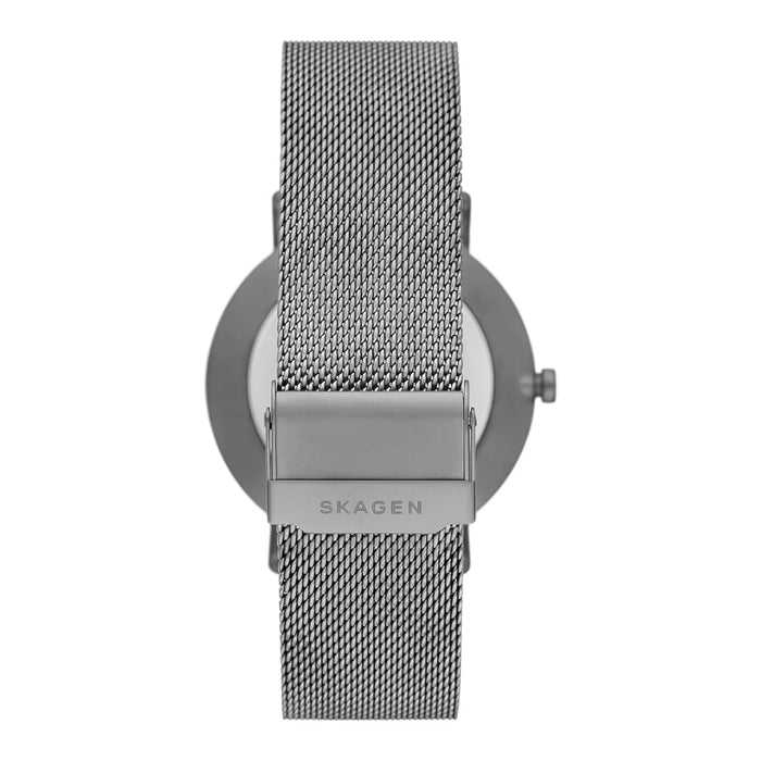 Skagen Kuppel Men's Gray Dial Gray Stainless Steel Band Analog Quartz Two-Hand Sub-Second Watch - SKW6891