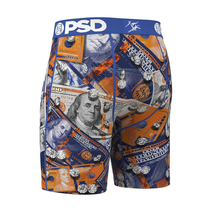 PSD Men's Multicolor Cement Money Boxer Brief Extra Large Underwear - 424180216-MUL-XL
