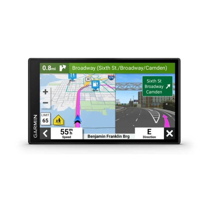 Garmin DriveSmart 66 Unisex Black Bright Crisp High-Resolution Maps And Garmin Voice Assist 6-Inch Car GPS Navigator - 010-02469-00