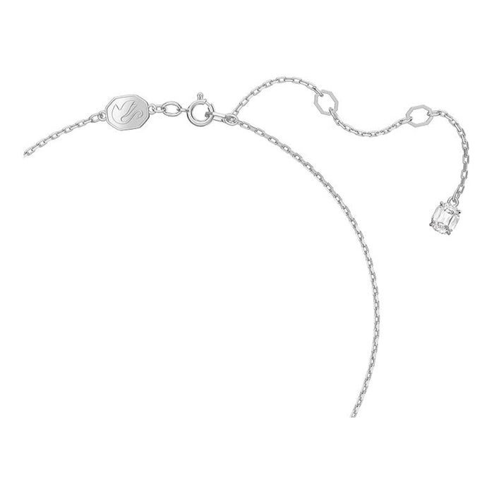 Swarovski Women's Clear Circle Cut Crystals on a Rhodium Finish Setting Constella Pendant Necklace - 5636264