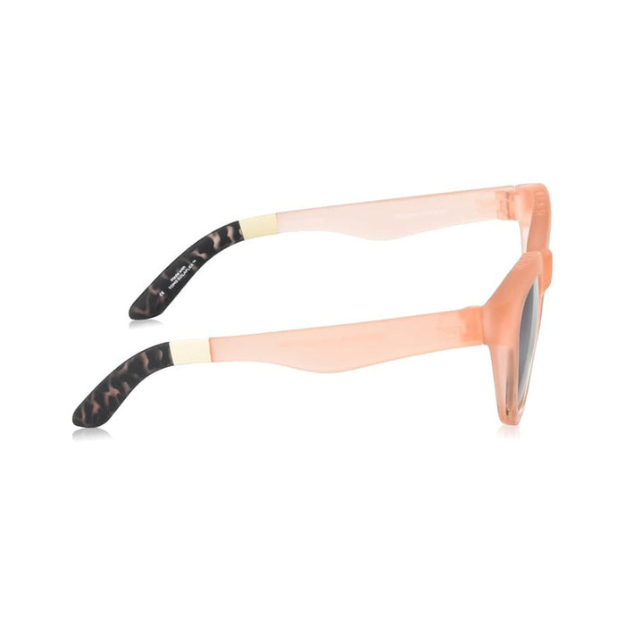TOMS Women's Matte-Shiny Peach Crystal Fade Frame Blue Gradient Lens Florentin Round Sunglasses - 10020976