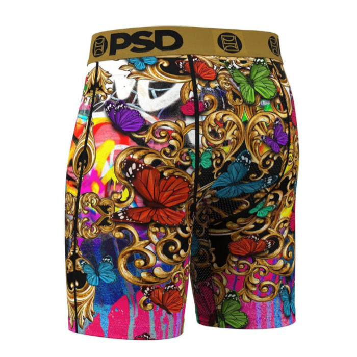 PSD Men's Multicolor Surreal Fly Boxer Briefs Medium Underwear - 324180075-MUL-M