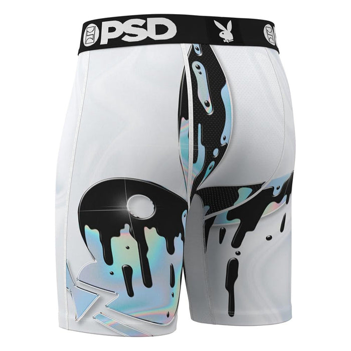 PSD Men's Multicolor Playboy Slick Boxer Briefs Extra Large Underwear - 425180014-MUL-XL