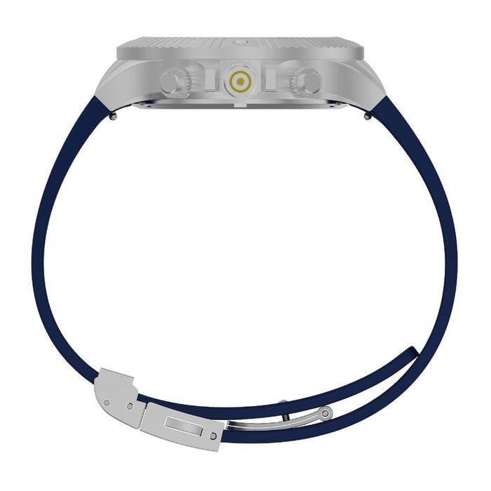 Glock Unisex Blue Dial Silicone Rubber Band Chronograph Swiss Quartz Watch - GW-37-1-24