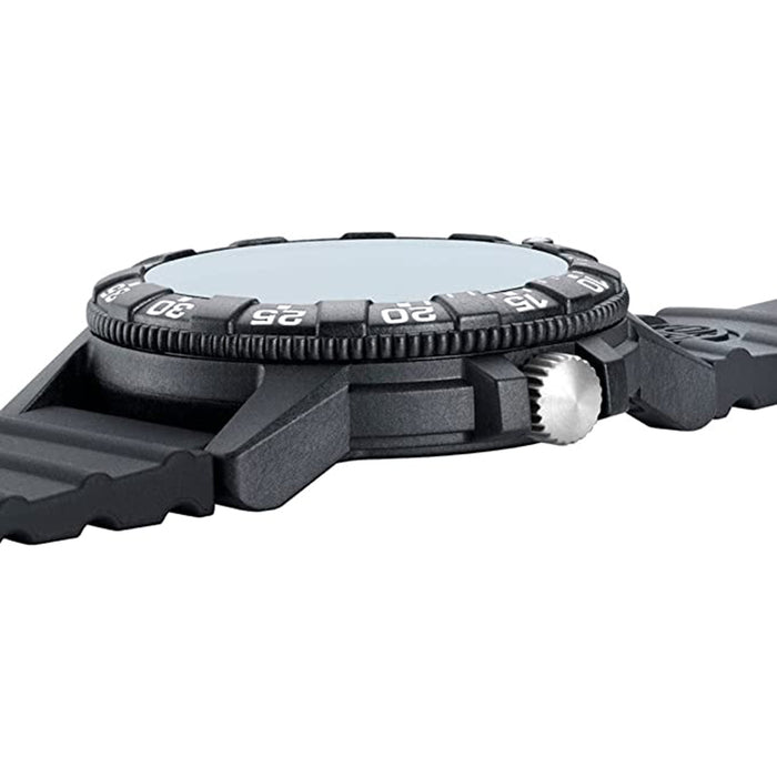 Luminox Unisex Black Dial Rubber Band SEA Turtle Giant Quartz Watch - XS.0335