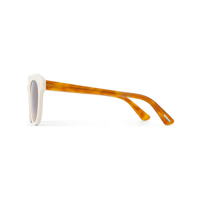 TOMS Women's Chalk/Honey Tortoise Frame Brown Gradient Lens Gwyneth Round Sunglasses - 10021692