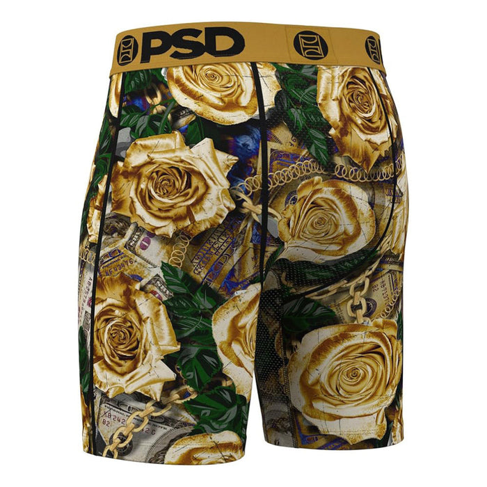 PSD Men's Multicolor Golden Petals Boxer Briefs Medium Underwear - 425180040-MUL-M
