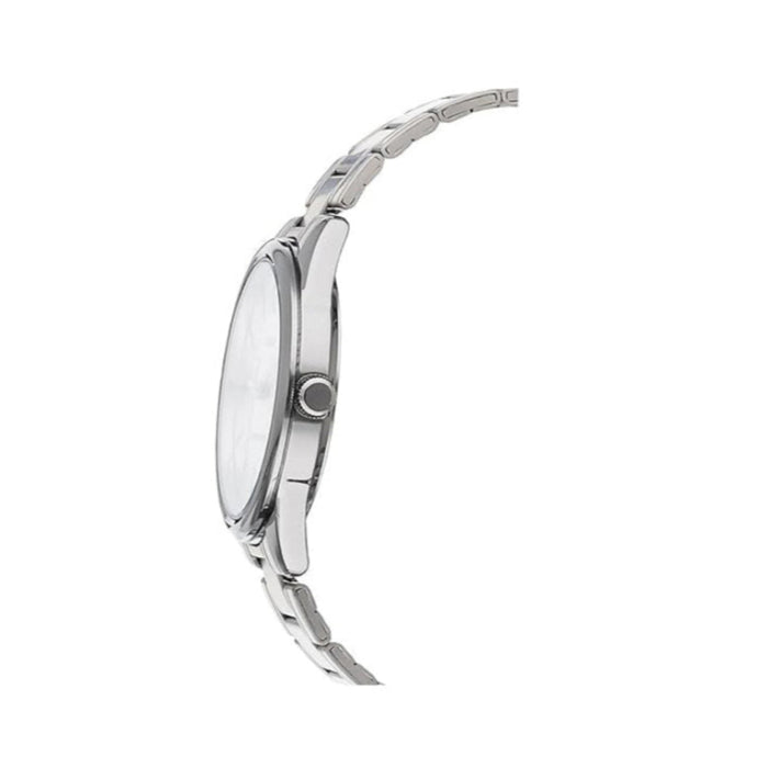 Casio Men's Silver Dial Silver Stainless Steel Band Analog Japanese Quartz Watch - MTP-V005D-7A