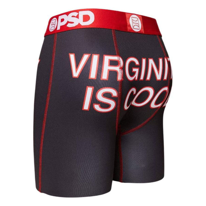 PSD Men's Red Virginity is Cool Print Boxer Briefs Extra Large Underwear - 42011040-RED-XL