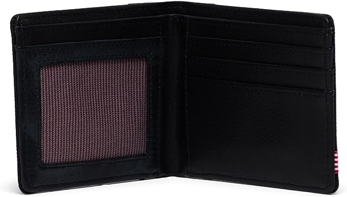 Herschel Unisex Black One Size Polyester Hank Ii RFID Wallet - 11150-00535-OS
