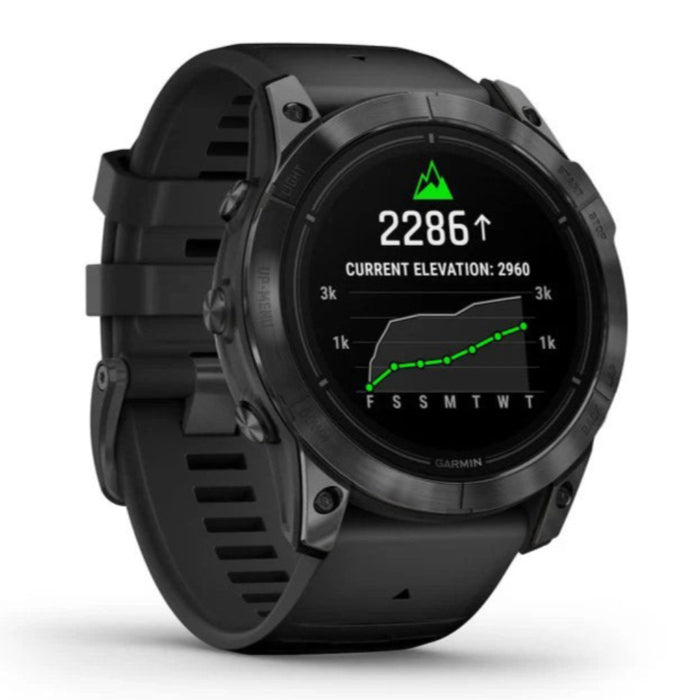 Garmin epix Pro (Gen 2) 51mm Black Advanced Training Technology Built-in Flashlight High Performance Smartwatch - 010-02804-20