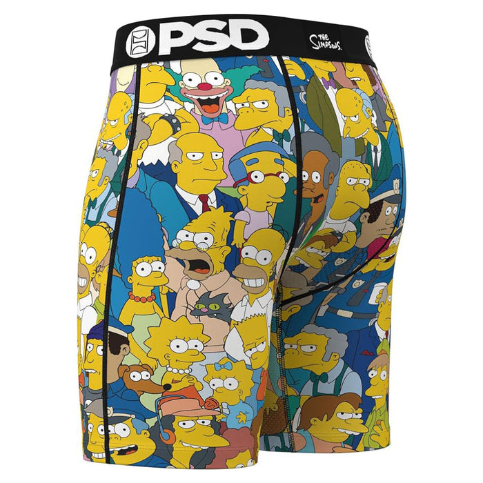 PSD Men's Multicolor Simpsons Squad Boxer Briefs Extra Large Underwear - 224180106-MUL-XL