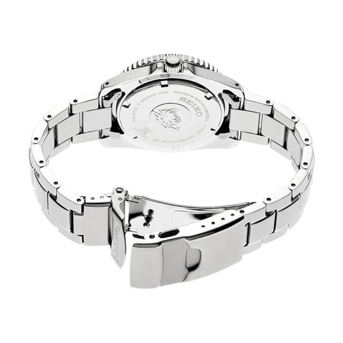 Seiko Prospex Men's Blue Dial Silver-Tone Stainless steel Band Analog Automatic Watch - SNE585