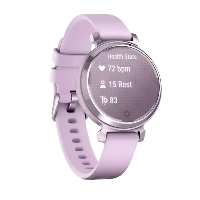 Garmin Lily 2 Women's Lilac Metal Hidden Display Patterned Lens Up To 5 Days Battery Life Small And Stylish Smartwatch - 010-02839-01