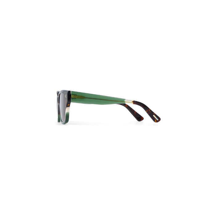 TOMS Women's Seaweed Lamination Solid Brown Madison Square Sunglasses - 10021686