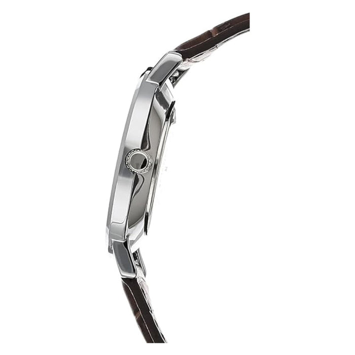 Casio Men's Blue Dial Brown Leather Band Analog Japanese Quartz Watch - MTP-VT01L-2BUDF