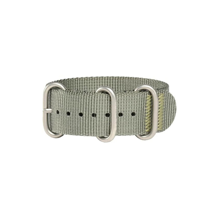 Bertucci Unisex DX3 Field Resin Watch - Green Nylon Strap - White Dial - 11019