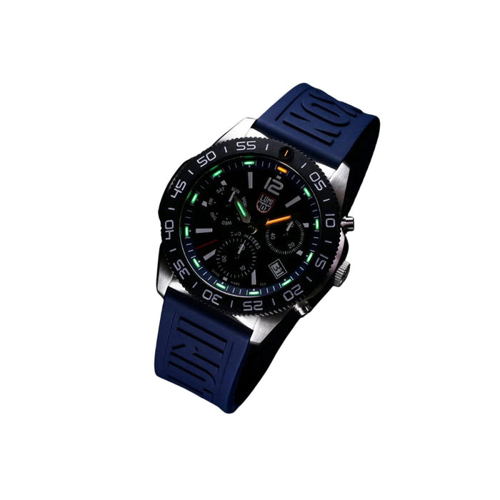 Luminox Men's Navy Blue 24MM Rubber Cut-To-Fit Watch Strap - FPX.2406.41Q.K