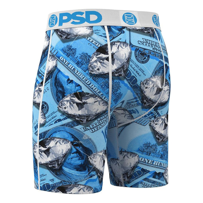 PSD Men's Multicolor Blue Fortune Boxer Briefs Medium Underwear - 425180029-MUL-M