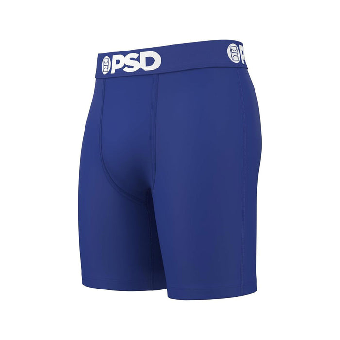 PSD Men's Multicolor La Blue Solid Cotton 3-Pack Boxer Briefs Large Underwear - 224180163-MUL-L