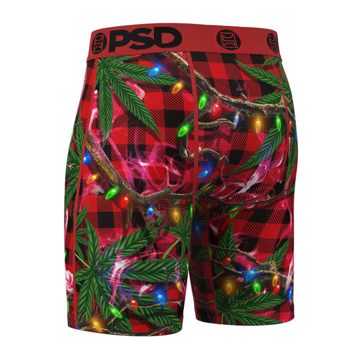 PSD Men's Multicolor Christmas Chronic Boxer Briefs Medium Underwear - 424180073-MUL-M