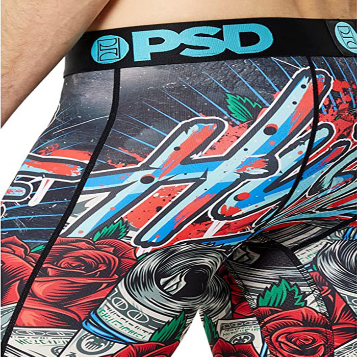 PSD Men's Multicolor Hustle Boxer Briefs Large Underwear - 123180054-MUL-L