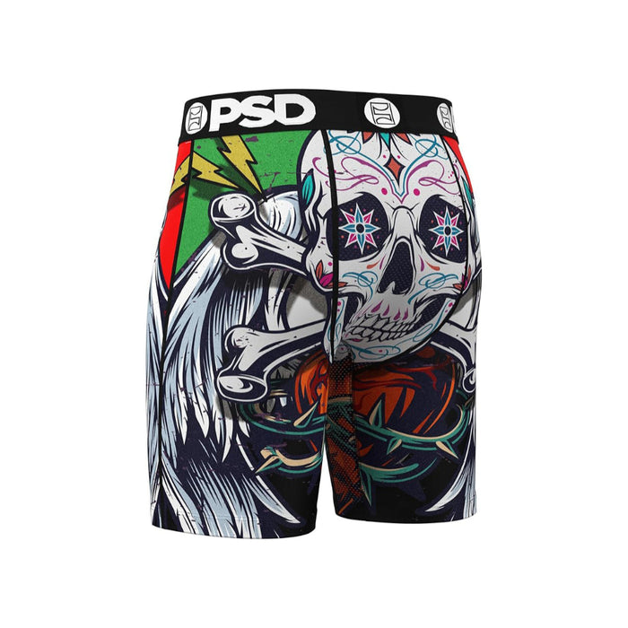 PSD Men's Multicolor Skull Burst Boxer Briefs Small Underwear - 125180084-MUL-S