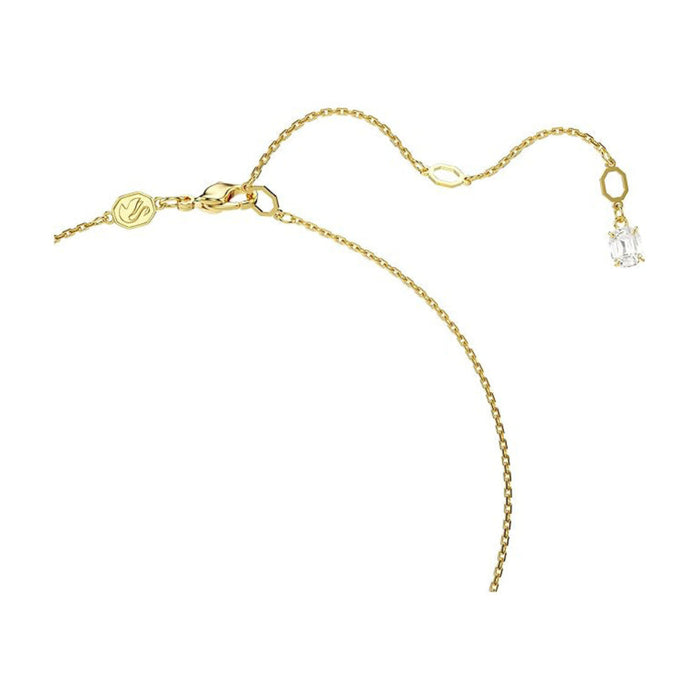 Swarovski Women's Blue Seahorse Pendant with Crystal Pearls and Clear Round-Cut Crystals in a Gold-Tone Finished Setting Pendant Necklace - 5690874