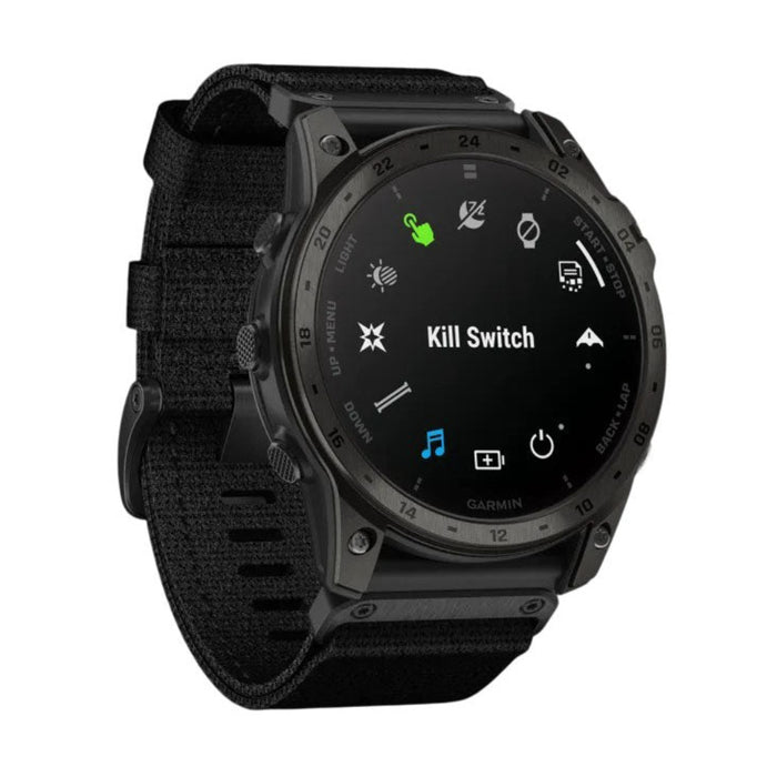 Garmin tactix 7 Black Adaptive AMOLED Display Built-in Flashlight Preloaded TopoActive Mapping Specialized Military and Tactical GPS Smartwatch - 010-02931-00