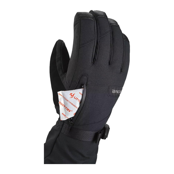 Dakine Unisex Black Leather Titan Gore-Tex Small Gloves - 10004508-BLACK-S